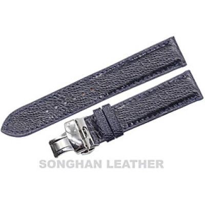 [Đà Điểu Vân Nhỏ Khóa Gập] Dây Đồng Hồ. Dây Da Đà Điểu Gắn Chốt Thông Minh Kèm Khóa Gập Cao Cấp Chính Hãng Songhan Leather.Nhiều Size, Nhiều Màu.BẢO HÀNH 6 THÁNG