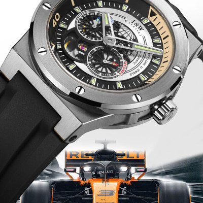 Đồng hồ nam chính hãng IW CARNIVAL IW619G-5 Kính sapphire ,chống xước,Chống nước 50m ,Bảo hành 24 tháng,Máy cơ (Automatic),Dây cao su cao cấp,thiết kế lộ cơ thể thao