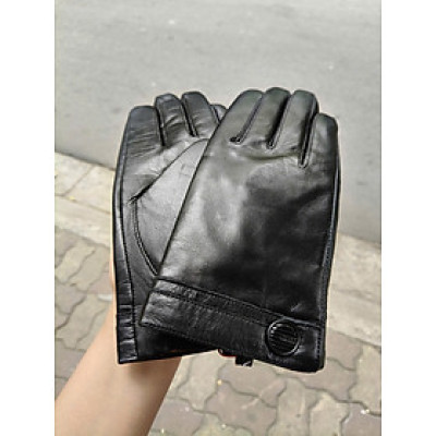 Găng tay nam da dê cao cấp - BHY8101 Bao tay nam lái xe, Găng tay mùa đông. Lót lông mềm mại, dễ chịu khi đeo.