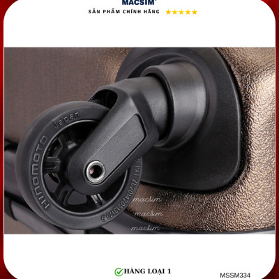 Vali cao cấp Macsim Smooire MSSM334 cỡ 16 inch màu gold - Hàng loại 1