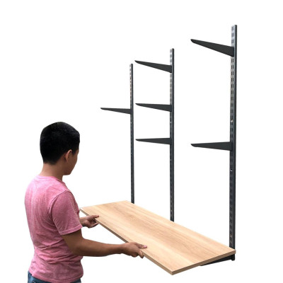 Kệ Ray Tường SMLIFE Railshelf Kiêm Bàn Làm Việc RTH120 - Kệ Treo Tường Tùy Biến Kích Thước & Vị Trí Hiện Đại Cho Căn Hộ Nhỏ