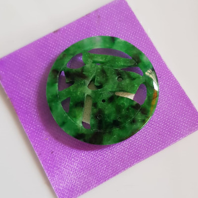 Mặt dây chuyền Nữ Chữ Phúc hay Chữ Phước Chất liệu đá cẩm thạch tự nhiên Size vừa đk 28mm x dầy 2mm Nữ về bọc Vàng lên đeo với dây chuyền của mình vừa đẹp vừa tốt mang chữ Phúc luôn bên mình ý nghĩa phúc đức ạ    