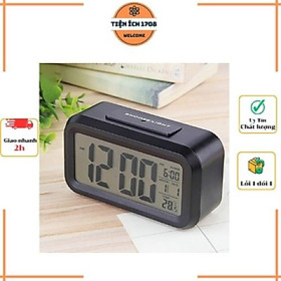 Đồng hồ báo thức điện tử để bàn màn hình đa chức năng thời gian, lịch, báo thức, nhiệt độ DH89