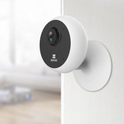 Camera Giám Sát IP Siêu Nhỏ Gọn EZVIZ Mini C1C 2MP Full HD 1080P (CS-C1C-1D2WFR) - Thẻ nhớ NETAC 64GB - Hàng Chính Hãng