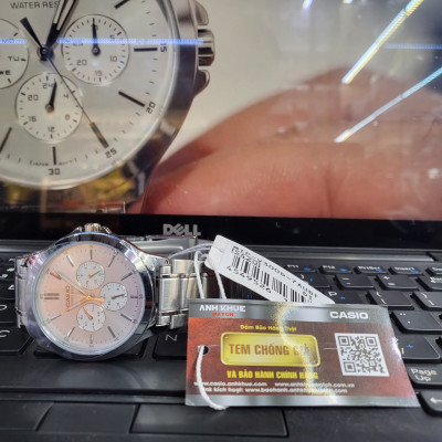 Đồng Hồ Casio Nam MTP-V300D-7AUDF_Máy Quartz_Dây Kim Loại