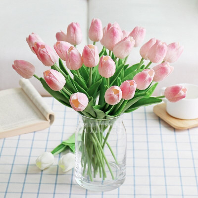 Hoa tulip giả - hoa tulip đủ màu - dài 30cm - Cây giả, hoa lụa Decor trang trí nhà cửa