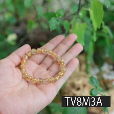 Vòng tay Đá Thạch anh Tóc Vàng by Anqlo Lusso 8mm-3A