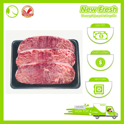 [GIAO NHANH HCM] Thăn Ngoại Bò Nhật Bản Fuji Cắt Lát Nướng Steak - Túi 1Kg