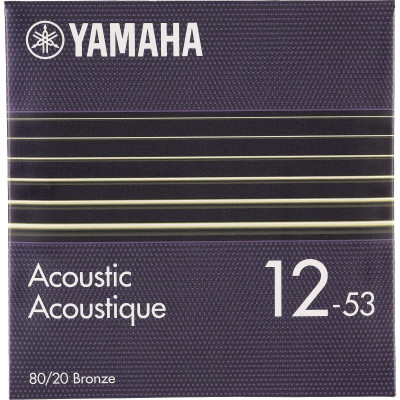 Dây đàn Guitar Acoustic Strings Light (012~053) 80/20 Bronze Yamaha GSA12