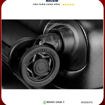 Vali cao cấp Macsim Smooire MSSM376 cỡ 20 inch màu blue hàng loại 1