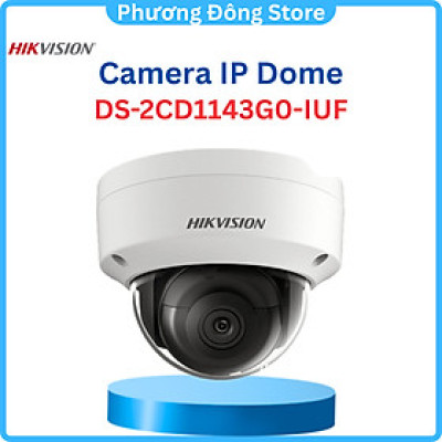 Camera IP hồng ngoại 4MP tích hợp Mic Hikvision DS-2CD1143G0-IUF - Hàng chính hãng