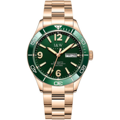 Đồng hồ nam chính hãng IW CARNIVAL IW586G-2 Kính sapphire ,chống xước ,Chống nước 50m ,Bảo hành 24 tháng,Máy cơ (Automatic),dây kim loại thép không gỉ 316L, mặt xanh thiết kế đơn giản dễ đeo