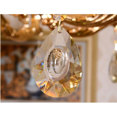 Đèn chùm ALISTAR phong cách Châu Âu hiện đại cao cấp loại 15 tay đẹp long lanh - Tặng kèm bóng Led cao cấp