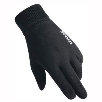 Găng tay nam mùa đông cảm ứng điện thoại lót nỉ lông cực ấm lòng bàn tay có vân chống trượt, cảm giác tay ga tốt GTN39