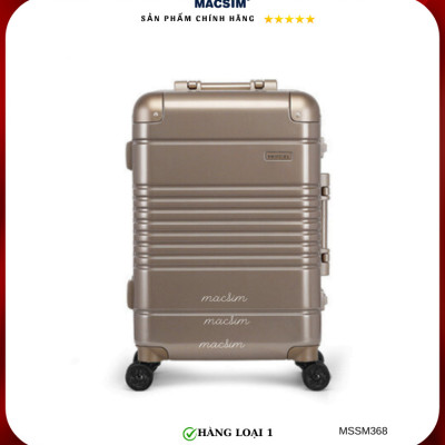 Vali cao cấp Macsim Smooire MSSM368cỡ 20 inch màu gold - Hàng loại 1