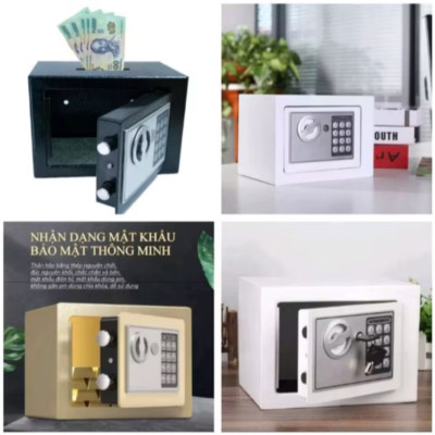 1 KÉT SẮT ĐIỆN TỬ MINI CÓ KHE BỎ TIỀN MẬT KHẨU CAO AN TOÀN