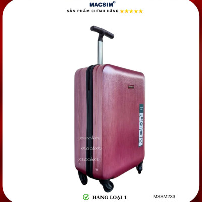 Vali cao cấp Macsim Smooire MSSM233 cỡ 21 inch màu tím hồng - Hàng loại 1