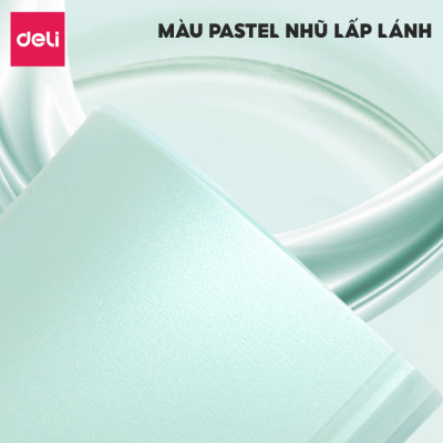 File lá file đựng tài liệu A4 30/40/60 lá Deli - Tệp đựng tài liệu học sinh Bìa file lưu trữ nhiều ngăn có thể mở rộng