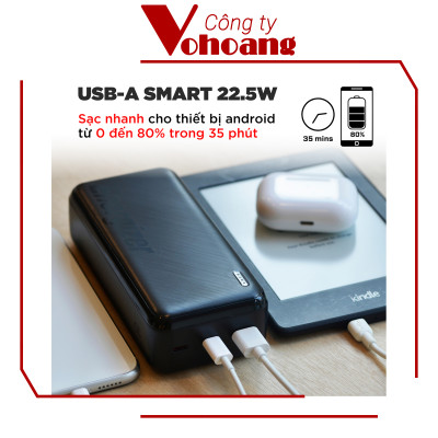 [Mỹ] Sạc dự phòng Energizer UE30055PQ Dung lượng 30000mAh sạc nhanh PD 20W với 9 chứng nhận an toàn - Hàng chính hãng