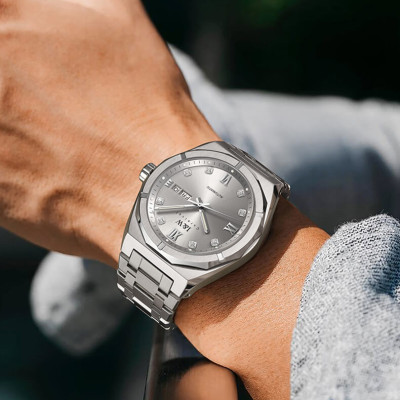 Đồng hồ nam chính hãng IW Carnival IW751G-1 ,Kính sapphire,chống xước,Chống nước30m,BH24 tháng,Máy điện tử(pin),dây da