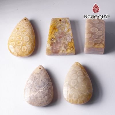 Dây chuyền đá san hô 38-45mm - Ngọc Quý Gemstones