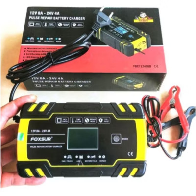 SẠC BÌNH ẮC QUY FOXSUR 12V-24V 150A CHỐNG NGƯỢC CHỐNG CHẬP KHỬ SUPAT PHỤC HỒI LÀM MỚI BÌNH ẮC QUY 