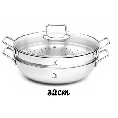 Chảo HẤP BEHOME BHBH32 32CM hàng chính hãng