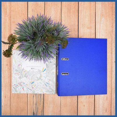 Bìa Còng 70mm F4 Flexoffice FO-BC14 (1 Mặt Xi) - Xanh Đậm