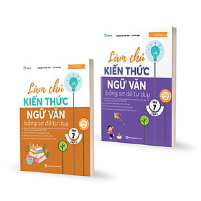 Combo Làm chủ  kiến thức ngữ văn lớp 7 ( Tập 1 + Tập 2 )