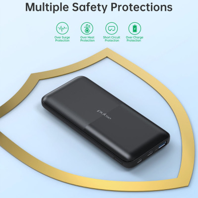 Pin dự phòng Choetech B654 dung lượng 10.000mAh 22.5W  tích hợp 2 cáp sạc Type C và L ( hàng chính hãng)