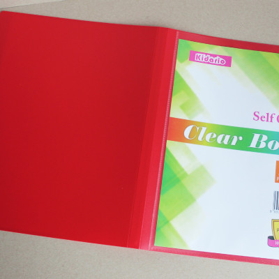 Bìa Nhựa A4-20 Lá Đựng Hồ Sơ, Bản Vẽ Chống Thấm Nước, Bên Ngoài Có Ngăn Đựng Giấy Trong Suốt Tiện Lợi KCH-220A