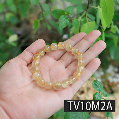 Vòng thạch anh tóc vàng by Anqlo Lusso 10mm-2A