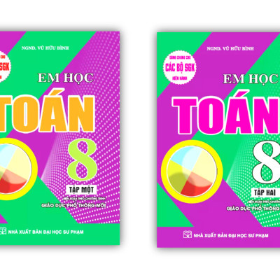 Sách - Combo Em học toán 8 - tập 1 + 2 (biên soạn theo chương trình GDPT mới) (HA)