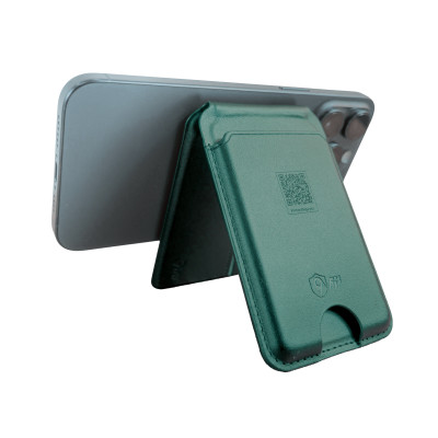 Ví 9Fit EBiz Mag Wallet Stand, Ví da từ tính kiêm chân đế, tích hợp công nghệ NFC - Hàng chính hãng