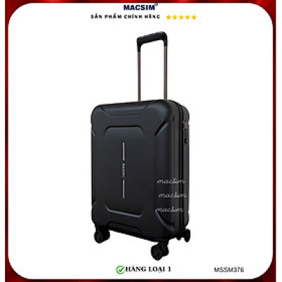 Vali cao cấp Macsim Smooire MSSM376 cỡ 20 inch màu đen - Hàng loại 1