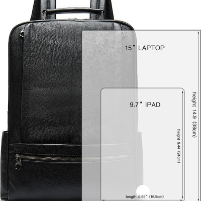 Balo laptop 16inch cao cấp BHM8723 Ba lô nam Da bò thật