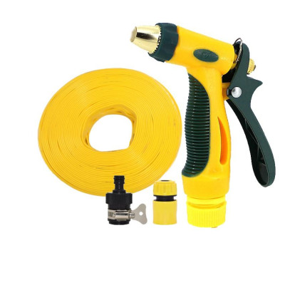 Bộ dây vòi xịt nước rửa xe,tưới cây tăng áp 3 lần 20m(cút nhựa nối 713-1) 206317 