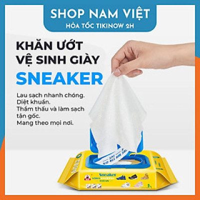 Gói Khăn Ướt Lau Giày, Khăn Vệ Sinh Giày Sneaker (30 Tờ/Gói)