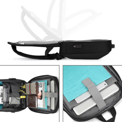 Balo nam 17.3inh tích hợp khóa chống trộm chống nước chống rạch cao cấp phong cách mới