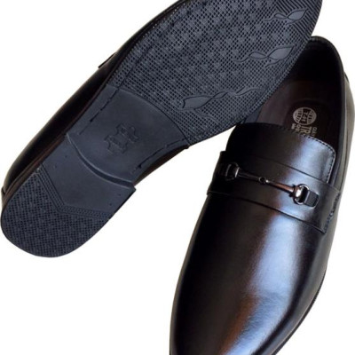 Giày tây nam Trường Hải màu đen da bò cao cấp GTN05981