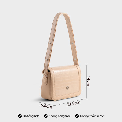 Túi Yuumy ( Thời trang nữ thiết kế tối giản hiện đại size 22 - Túi đeo chéo da Seasand YN221 )