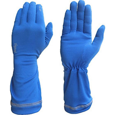 Găng tay nữ chống nắng UPF50+ xanh da trời Zigzag GLV00303