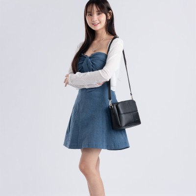 Túi Yuumy ( Thời trang nữ đi chơi size 21 - Túi đeo chéo da Seasand YN196 )