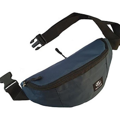 Túi đeo chéo nam nữ - túi bao tử thời trang BEE GEE 028a ( Trơn ) vải dù