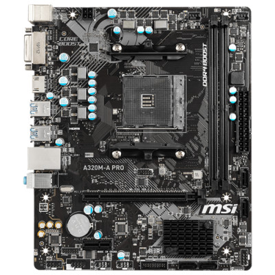 Bo mạch chủ Main MSI A320M-A PRO Socket AM4 - Hàng Chính Hãng