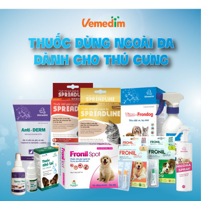 Vemedim Vime-Blue phun xịt sát trùng ngoài da, chai 100ml