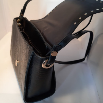 Túi da bò vân chân đà điểu sang trọng