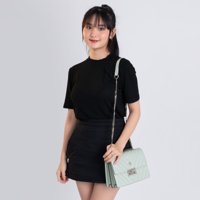 Túi Yuumy ( Thời trang nữ đi tiệc size 21 - Túi đeo chéo da Seasand YN137 )
