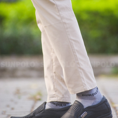 Giày Mọi Nam Da Bò SUNPOLO SU3028D - Đen