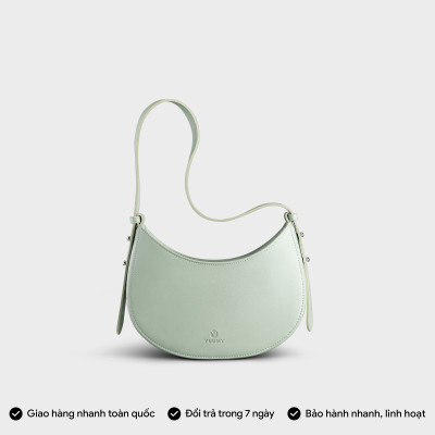 Túi Yuumy ( Thời trang nữ hình bán nguyệt - Túi đeo vai da Seasand YN156 )